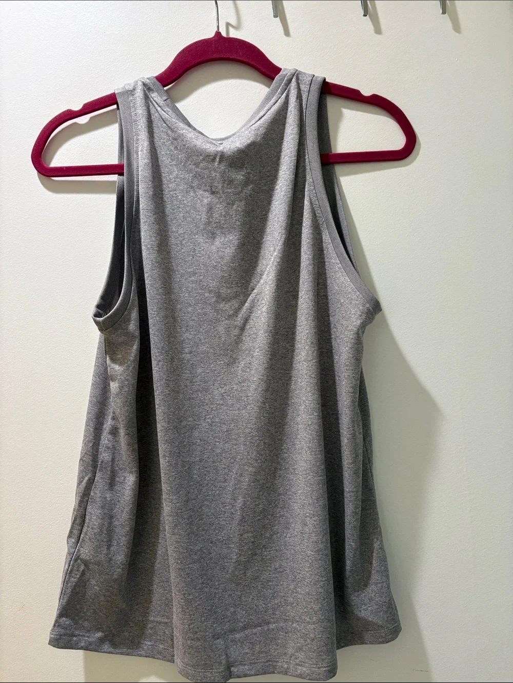Nike Light Gray Women's Performance Tank with Swoosh